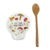 Enesco Gift Mushroom Spoonest W Spoon Set(Mushroom Spoonest W Spoon Set) -Holiday Gift Shop 6013222