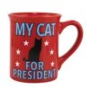 Enesco Gift Cat For President Mug(Cat For President Mug) -Holiday Gift Shop 6013245