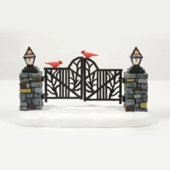 Department 56 Cardinal LIT Christmas Gate(Cardinal Lit Christmas Gate) -Holiday Gift Shop 6013635 2