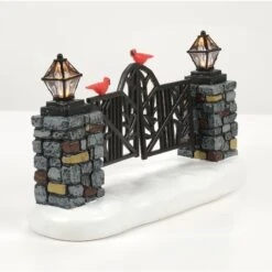 Department 56 Cardinal LIT Christmas Gate(Cardinal Lit Christmas Gate) -Holiday Gift Shop 6013635 3
