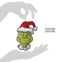 Enesco Gift Grinch Naughty/Nice Felt Orn(Grinch Naughty Nice Felt Orn) -Holiday Gift Shop 6014114 20