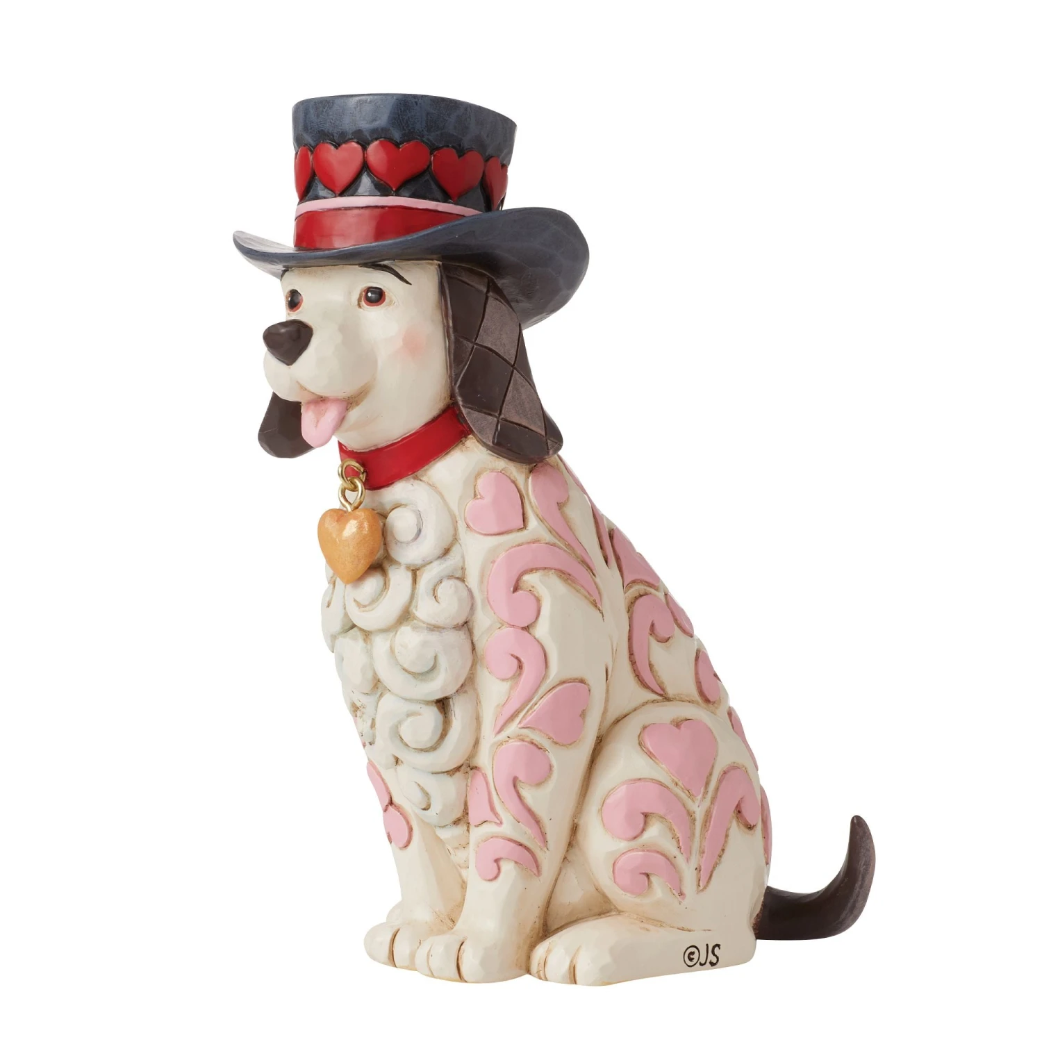 Enesco Gift Love Themed Dog With Top Hat(Love Themed Dog With Top Hat) 4 Enesco Gift Love Themed Dog With Top Hat(Love Themed Dog With Top Hat) - Image 2