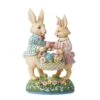 Enesco Gift Bunny Couple With Basket Fig(Bunny Couple With Basket Fig) -Holiday Gift Shop 6014389