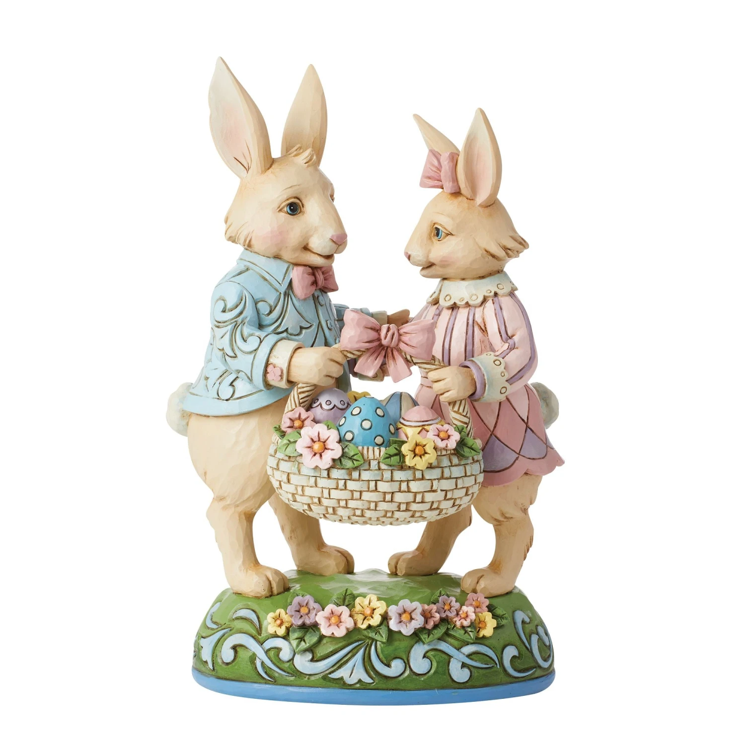 Enesco Gift Bunny Couple With Basket Fig(Bunny Couple With Basket Fig) 3 Enesco Gift Bunny Couple With Basket Fig(Bunny Couple With Basket Fig)