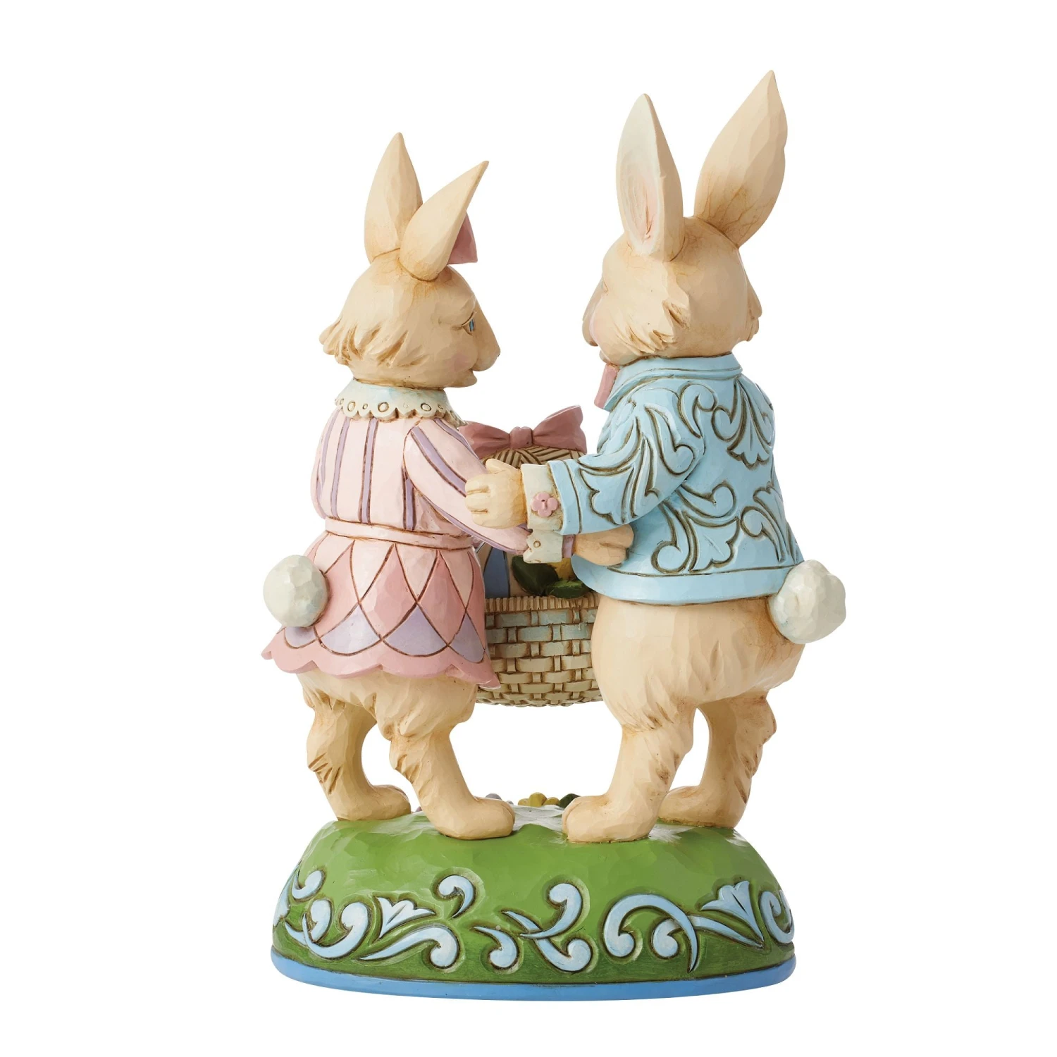 Enesco Gift Bunny Couple With Basket Fig(Bunny Couple With Basket Fig) 4 Enesco Gift Bunny Couple With Basket Fig(Bunny Couple With Basket Fig) - Image 2