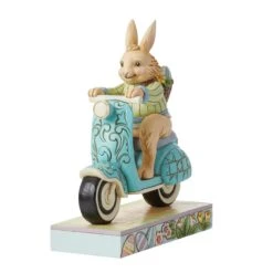 Enesco Gift Bunny On Scooter Fig(Bunny On Scooter Fig) -Holiday Gift Shop 6014390 4