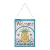 Enesco Gift Welcome Pineapple Suncatcher(Welcome Pineapple Suncatcher) -Holiday Gift Shop 6014400