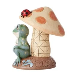 Enesco Gift Frog Leaning On Mushroom Fig(Frog Leaning On Mushroom Fig) -Holiday Gift Shop 6014429 3