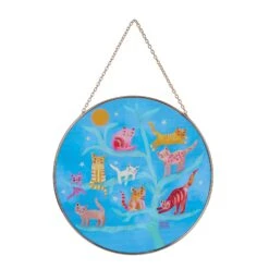 Enesco Gift Crazy Cats Suncatcher(Crazy Cats Suncatcher)