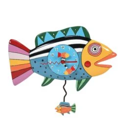 Enesco Gift Rainbow Fish Clock(Rainbow Fish Clock)