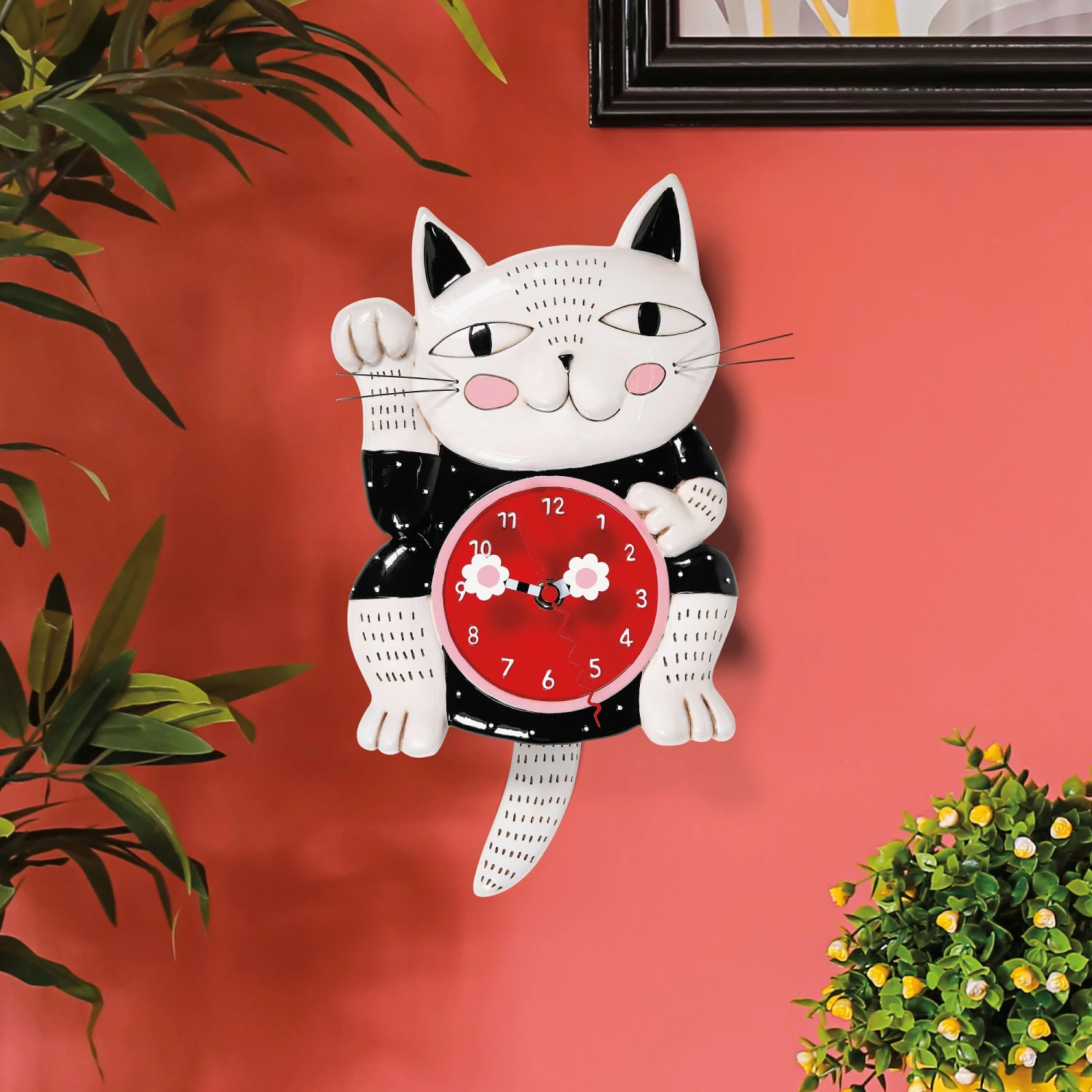 Enesco Gift Lucky Cat Clock(Lucky Cat Clock) 4 Enesco Gift Lucky Cat Clock(Lucky Cat Clock) - Image 2
