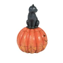 Enesco Gift Black Cat On Pumpkin LED Fig(Black Cat On Pumpkin Led Fig) -Holiday Gift Shop 6014479 2
