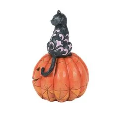 Enesco Gift Black Cat On Pumpkin LED Fig(Black Cat On Pumpkin Led Fig) -Holiday Gift Shop 6014479 4