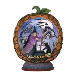 Enesco Gift Pumpkin Diorama LED Figurine(Pumpkin Diorama Led Figurine)