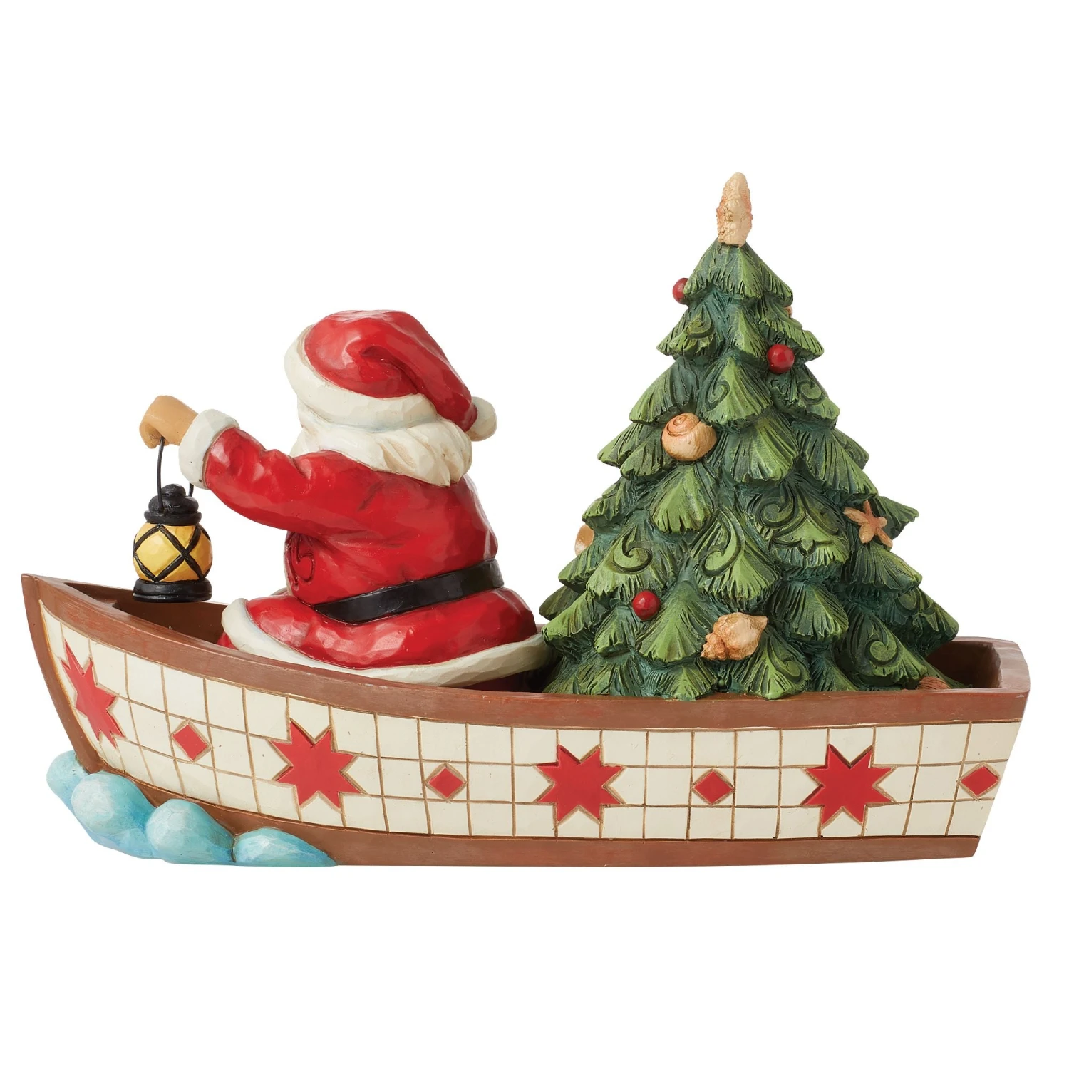 Enesco Gift Santa In Boat With Tree Fig(Santa In Boat With Tree Fig) 4 Enesco Gift Santa In Boat With Tree Fig(Santa In Boat With Tree Fig) - Image 2