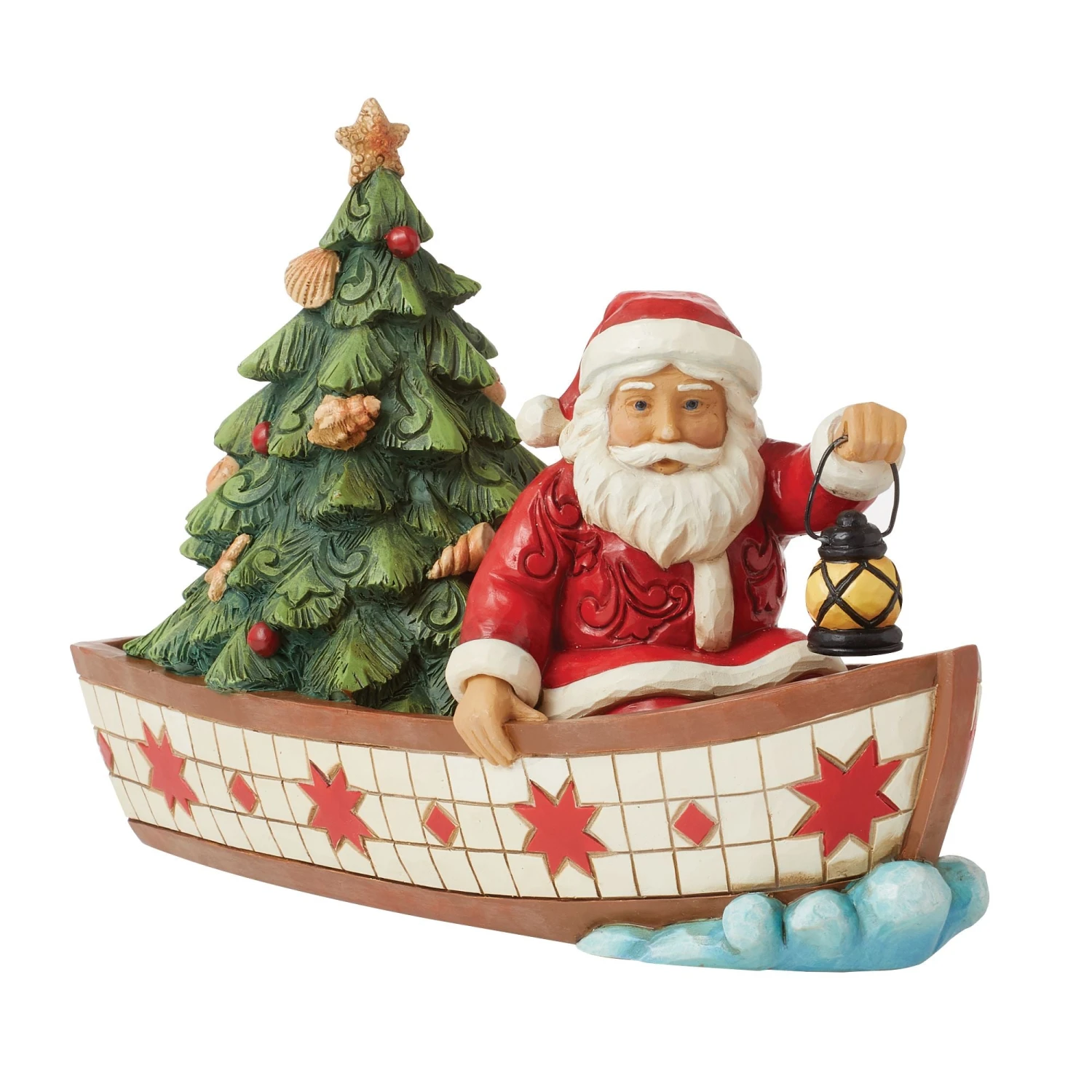 Enesco Gift Santa In Boat With Tree Fig(Santa In Boat With Tree Fig) 5 Enesco Gift Santa In Boat With Tree Fig(Santa In Boat With Tree Fig) - Image 3