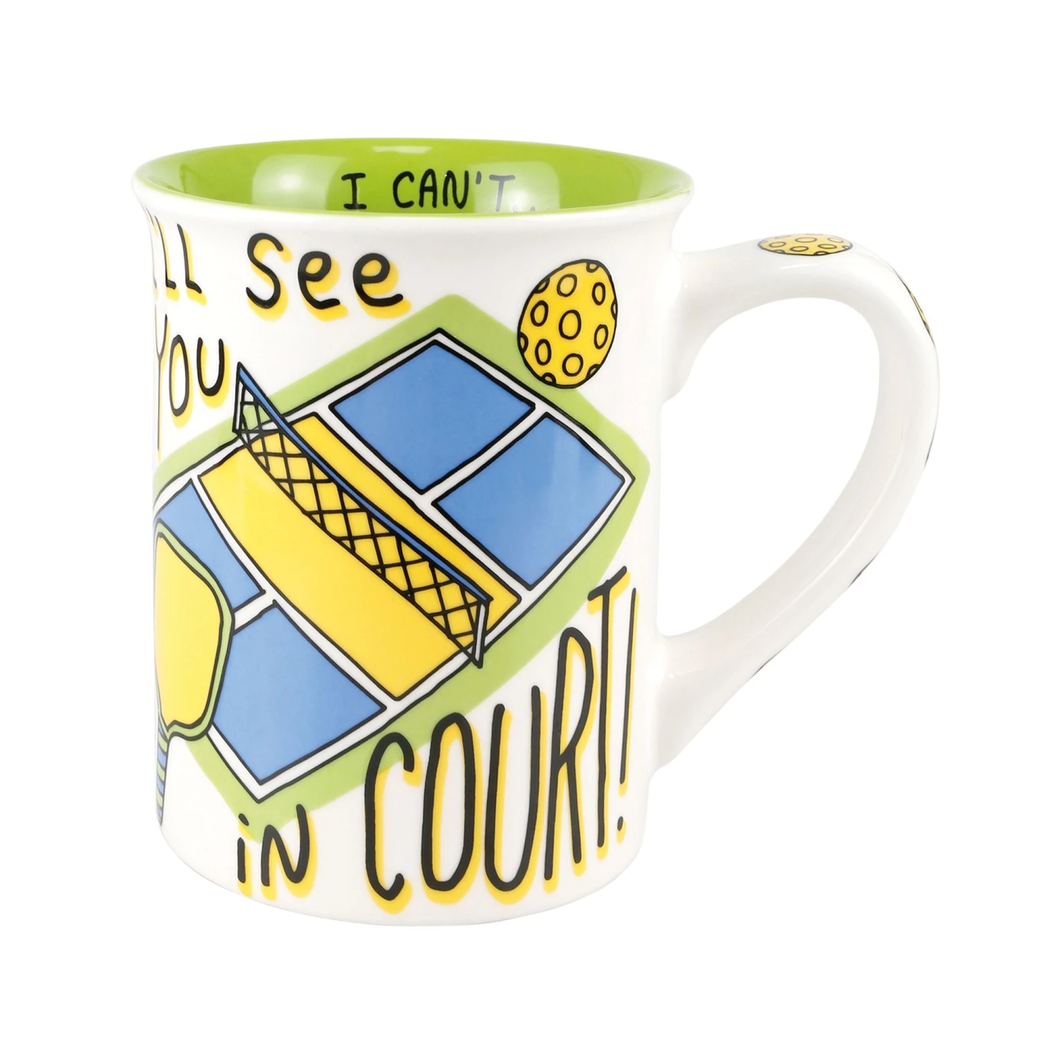 Enesco Gift Pickleball Court Mug(Pickleball Court Mug) 3 Enesco Gift Pickleball Court Mug(Pickleball Court Mug)
