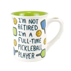 Enesco Gift Retired Pickleball Mug(Retired Pickleball Mug)