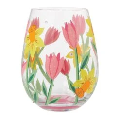 Enesco Gift Spring Bloom Stemless Wine(Spring Bloom Stemless Wine) -Holiday Gift Shop 6014639 4