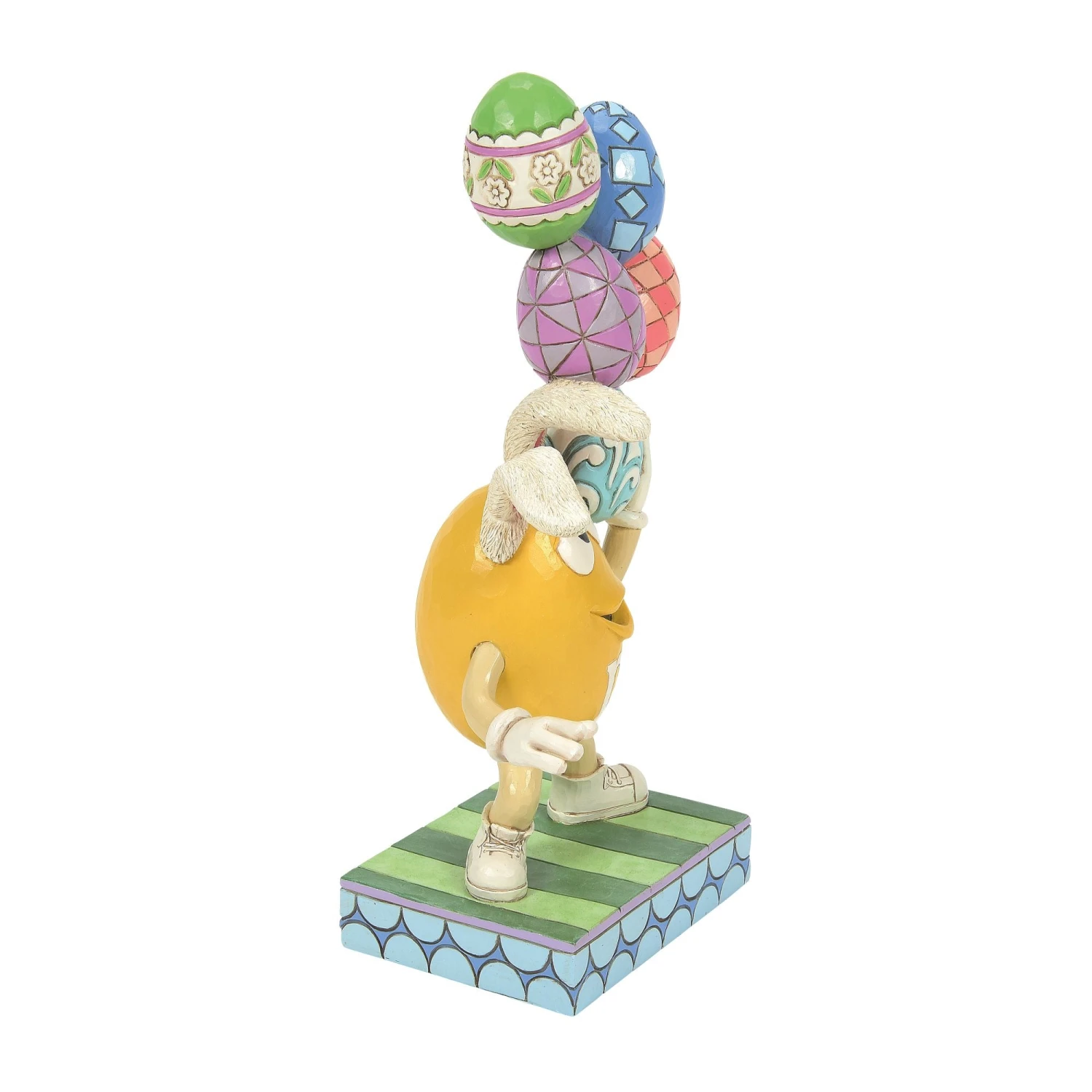 Enesco Gift M&M'S Yellow Character W/Eggs(Yellow M M With Stacked Eggs) 4 Enesco Gift M&M'S Yellow Character W/Eggs(Yellow M M With Stacked Eggs) - Image 2