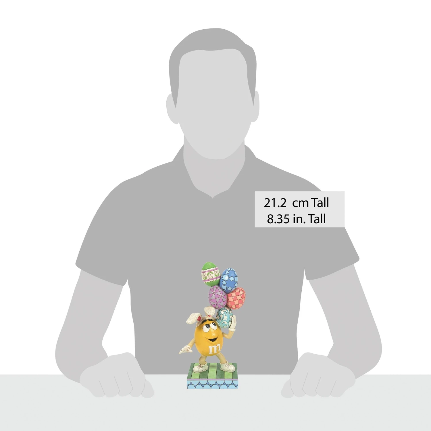 Enesco Gift M&M'S Yellow Character W/Eggs(Yellow M M With Stacked Eggs) 6 Enesco Gift M&M'S Yellow Character W/Eggs(Yellow M M With Stacked Eggs) - Image 4