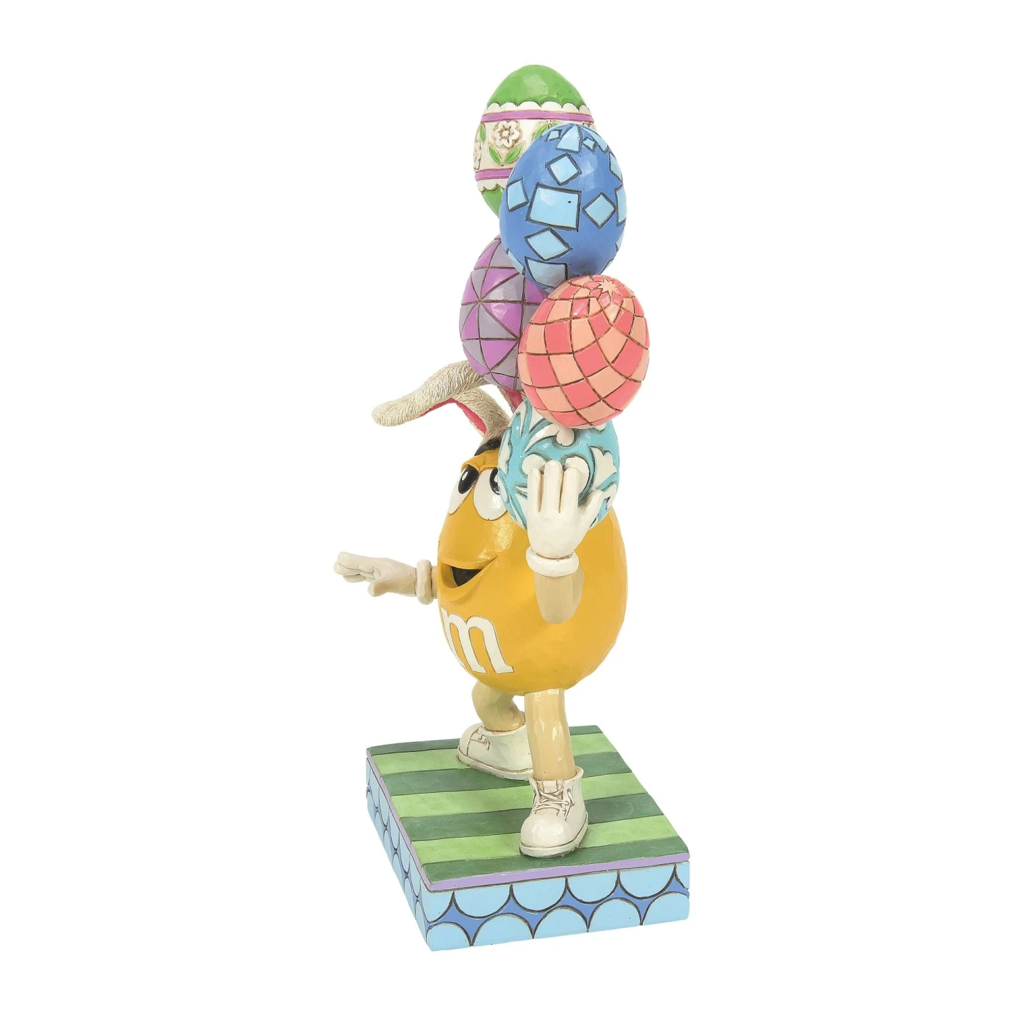 Enesco Gift M&M'S Yellow Character W/Eggs(Yellow M M With Stacked Eggs) 7 Enesco Gift M&M'S Yellow Character W/Eggs(Yellow M M With Stacked Eggs) - Image 5