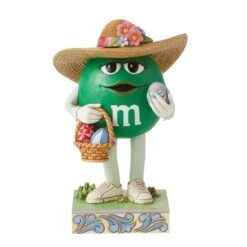 Enesco Gift M&M'S Green Character W/Basket(Green M M W Easter Hat Basket)