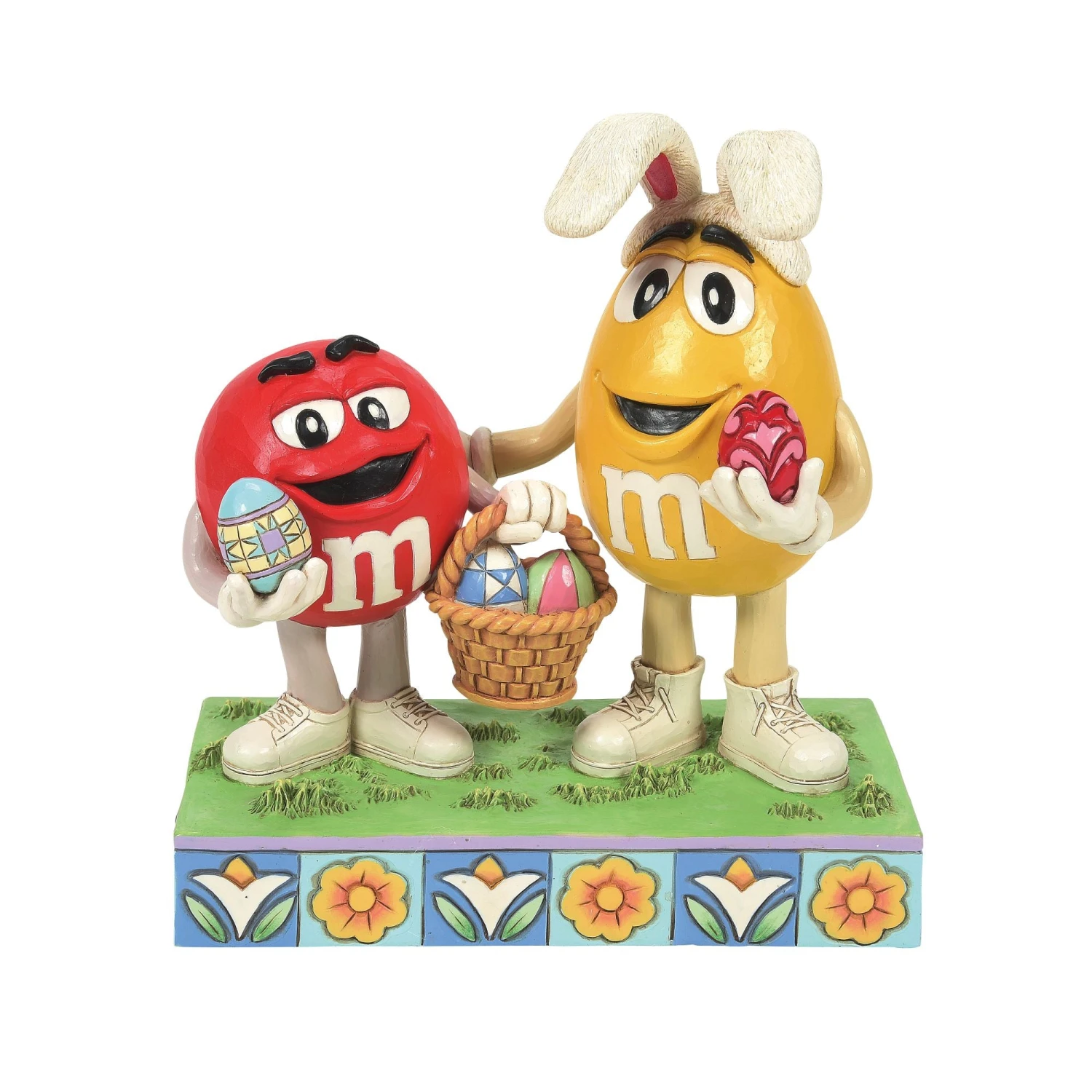 Enesco Gift M&M'S Red & Yellow Characters(Red Yellow M M W Easter Bas) 3 Enesco Gift M&M'S Red & Yellow Characters(Red Yellow M M W Easter Bas)
