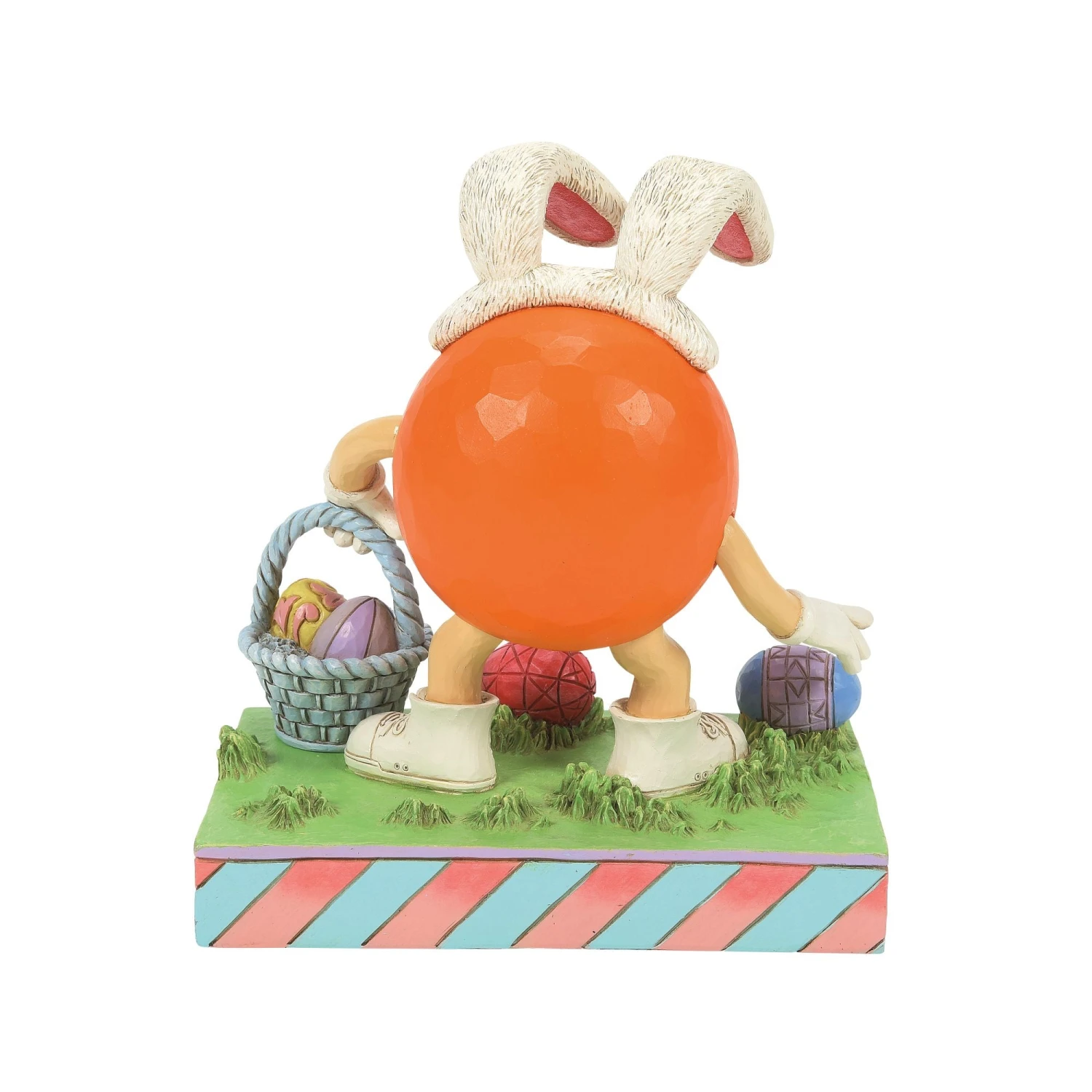 Enesco Gift M&M'S Orange Charact W/Basket(Orange M M On Easter Egg Hunt) 5 Enesco Gift M&M'S Orange Charact W/Basket(Orange M M On Easter Egg Hunt) - Image 3