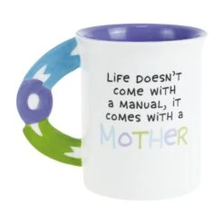 Enesco Gift Mom World Sculpted Mug(Mom World Sculpted Mug) -Holiday Gift Shop 6014873 1