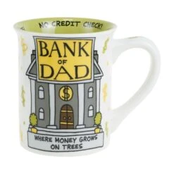 Enesco Gift Bank Of Dad Mug(Bank Of Dad Mug)