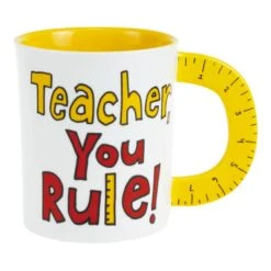 Enesco Gift Sculpted Ruler Teacher Mug(Sculpted Ruler Teacher Mug)