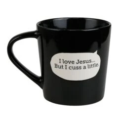 Enesco Gift Dirty Mud Jesus Cuss Mug(Dirty Mud Jesus Cuss Mug)
