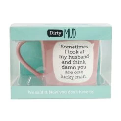 Enesco Gift Dirty Mud Lucky Husband Mug(Dirty Mud Lucky Husband Mug) -Holiday Gift Shop 6014957