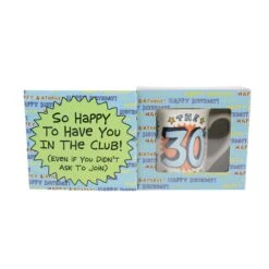 Enesco Gift 30th Birthday Club Mug Gift(30th Birthday Cllub Mug Gift)
