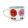 Enesco Gift Days Of Week Mood Mug(Days Of Week Mood Mug) 1 Enesco Gift Days Of Week Mood Mug(Days Of Week Mood Mug) -Holiday Gift Shop 6015108