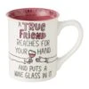 Enesco Gift True Friend WineMug(True Friend Wine Mug) -Holiday Gift Shop 6015119
