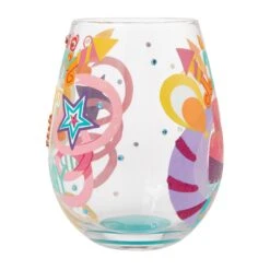 Enesco Gift Happy 21st Stemless Wine Glass(Happy 21st Stemless Wine Glass) -Holiday Gift Shop 6015279 2