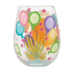 Enesco Gift Happy 30th Stemless Wine Glass(Happy 30th Stemless Wine Glass) -Holiday Gift Shop 6015280 3