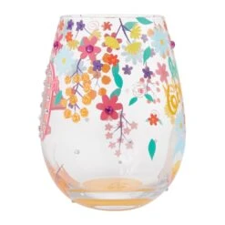 Enesco Gift Happy 40th Stemless Wine Glass(Happy 40th Stemless Wine Glass) -Holiday Gift Shop 6015281 2