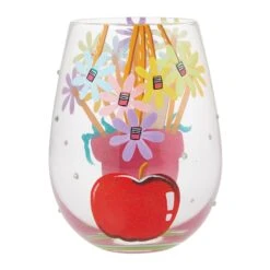Enesco Gift Best Teacher Stemless Wine(Best Teacher Stemless Wine) -Holiday Gift Shop 6015287 3