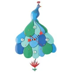 Enesco Gift Priscilla Peacock Clock(Priscilla Peacock Clock)