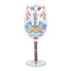 Enesco Gift Nautical Wine Glass(Nautical Wine Glass) -Holiday Gift Shop 6015415