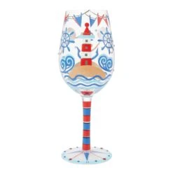 Enesco Gift Nautical Wine Glass(Nautical Wine Glass) -Holiday Gift Shop 6015415 3