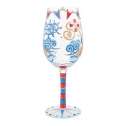 Enesco Gift Nautical Wine Glass(Nautical Wine Glass) -Holiday Gift Shop 6015415 4