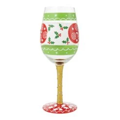 Enesco Gift In Full Cheer Wine Glass(In Full Cheer Wine Glass) -Holiday Gift Shop 6015417 2