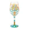 Enesco Gift Birthday Slice Wine Glass(Birthday Slice Wine Glass) -Holiday Gift Shop 6015425