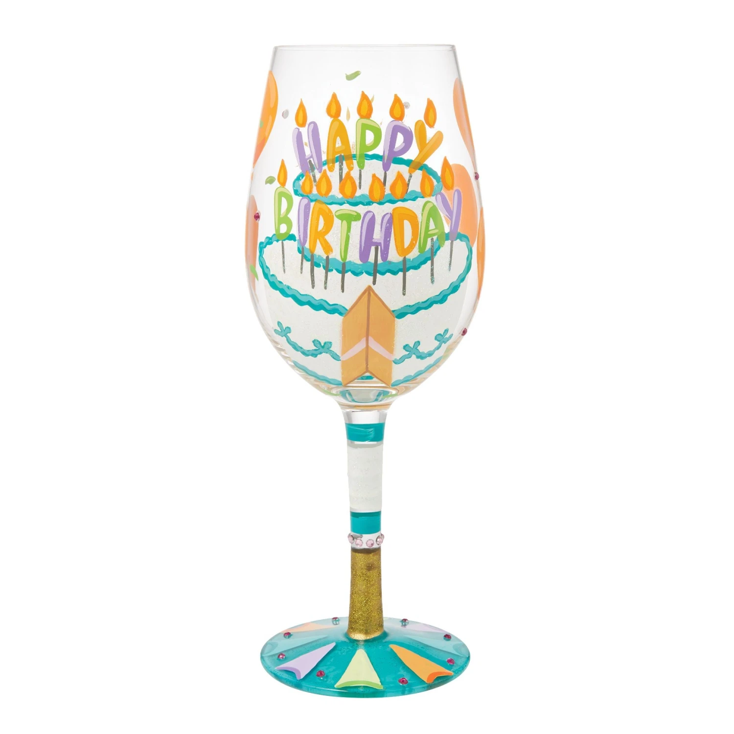 Enesco Gift Birthday Slice Wine Glass(Birthday Slice Wine Glass) 3 Enesco Gift Birthday Slice Wine Glass(Birthday Slice Wine Glass)