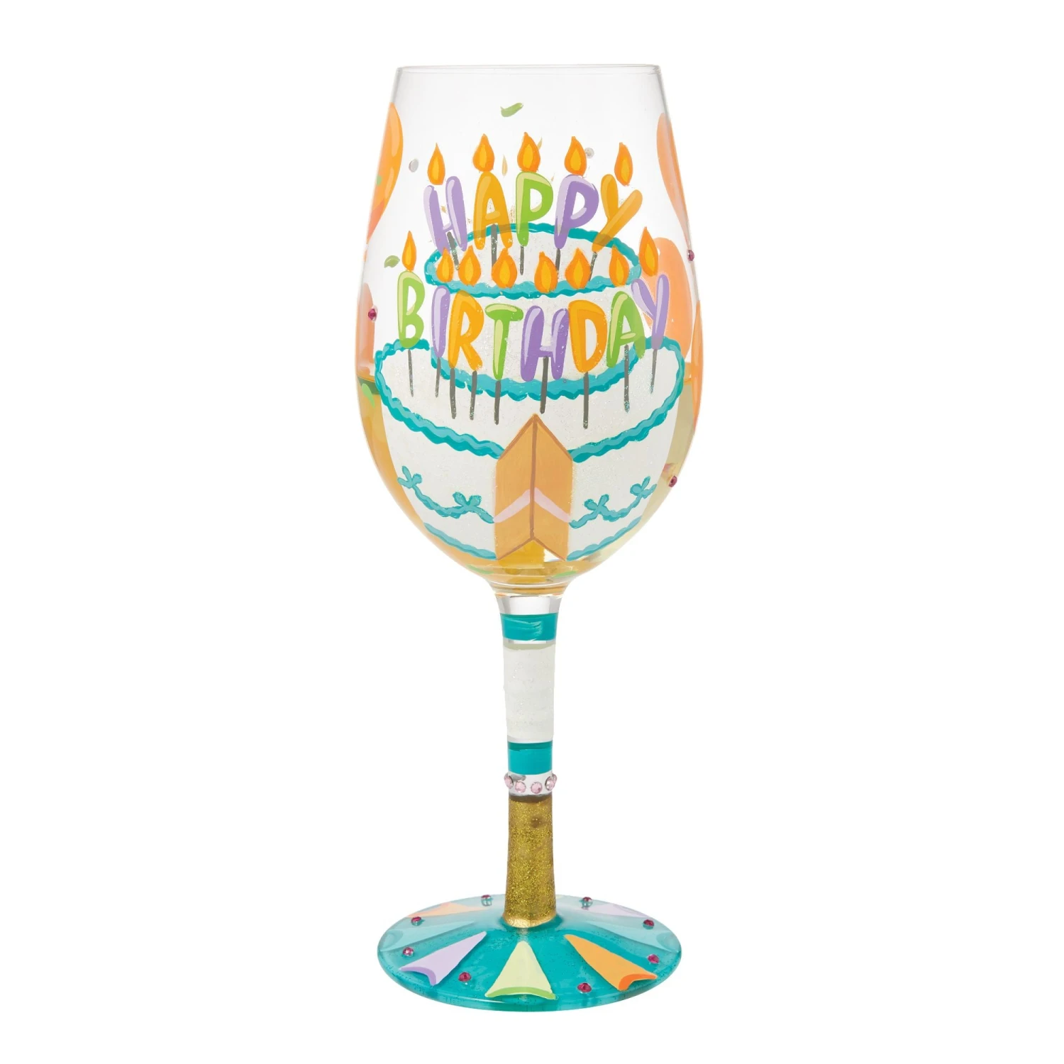 Enesco Gift Birthday Slice Wine Glass(Birthday Slice Wine Glass) 4 Enesco Gift Birthday Slice Wine Glass(Birthday Slice Wine Glass) - Image 2