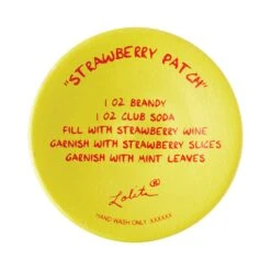 Enesco Gift Strawberry Patch Wine Glass(Strawberry Patch Wine Glass) -Holiday Gift Shop 6015427 6